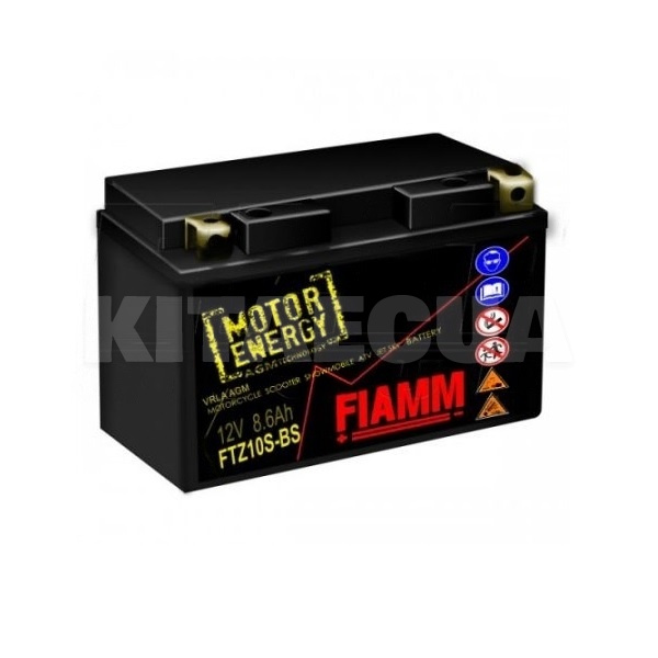 Мото акумулятор 8.6Ач 120А "+" зліва FIAMM (FTZ10S-BS)