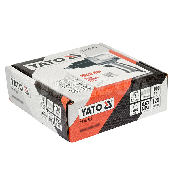 Гайковерт пневматический ударный 1/2" 1000 Нм YATO (YT-09528) - 3