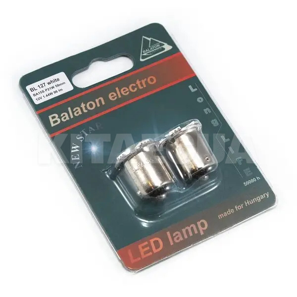 LED лампа для авто BL-127 BA15s 1.44W (комплект) BALATON (131248) - 2