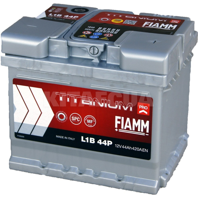 Аккумулятор автомобильный Titanium Pro 44Ач 420А "+" справа FIAMM (7905142)