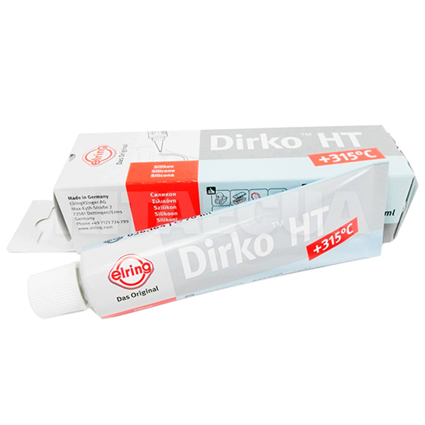 Герметик автомобильный универсальный 70мл Dirko силиконовый серый ELRING (EL 036.164)