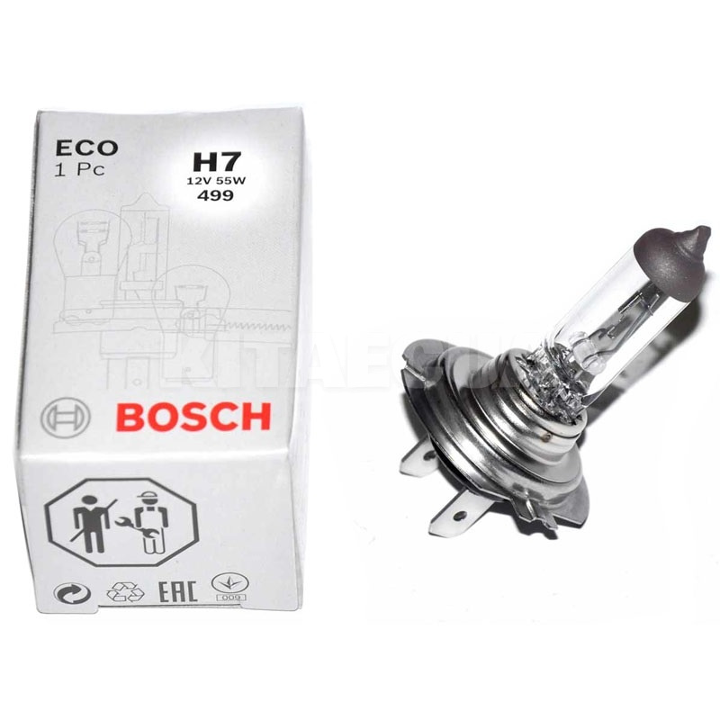 Галогенная лампа H7 55W 12V Eco Bosch (1987302804) - 3