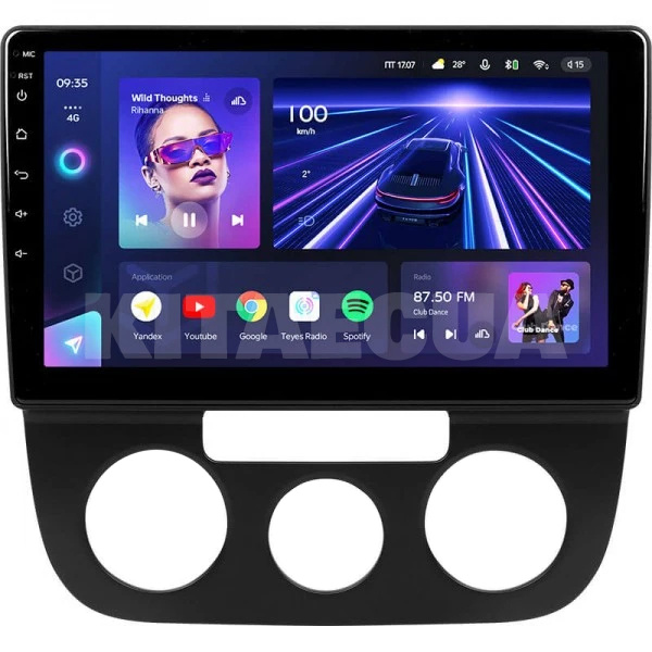 Штатна магнітола CC3 4+32 Gb 10" Volkswagen Jetta 5 2005-2010 (F1) Teyes (47142)