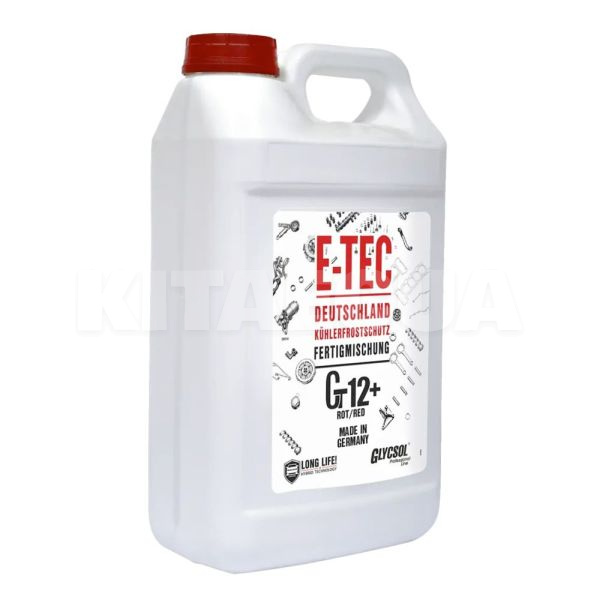 Антифриз-концентрат красный 4л g12+ -43 °c glycsol E-TEC (9585)