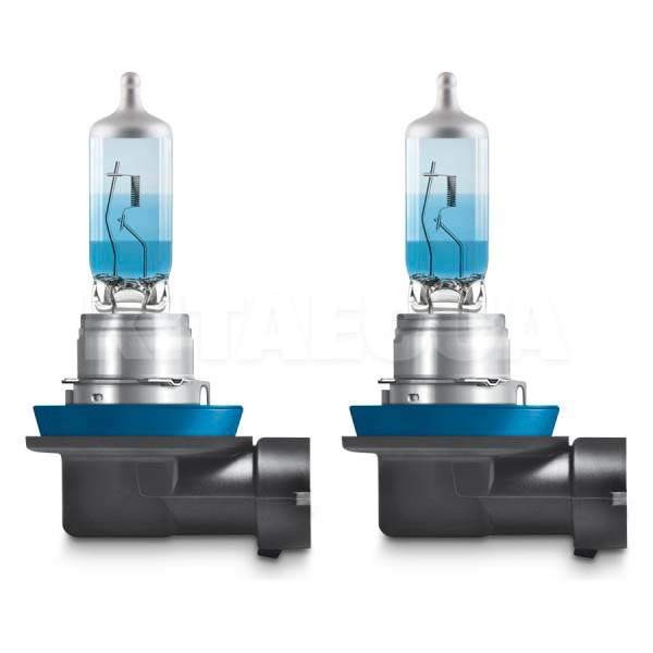 Галогенные лампы H11 55W 12V Cool Blue +100% комплект Osram (64211CBN-HCB) - 2