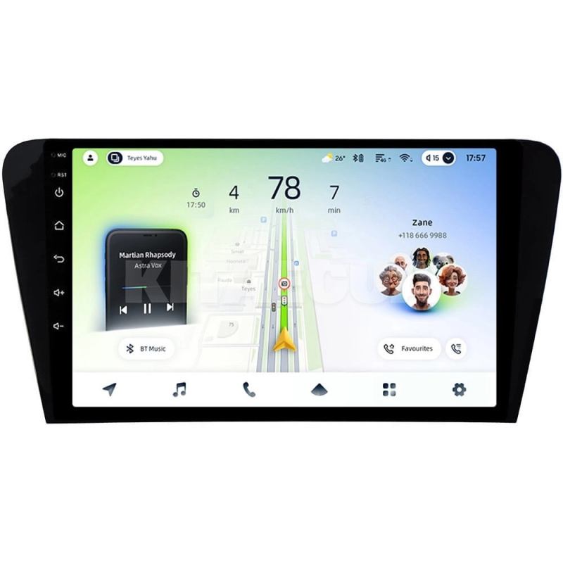 Штатная магнитола CC4L 6+64 Gb 10" Skoda RAPID 2013-2017 Teyes (71522)