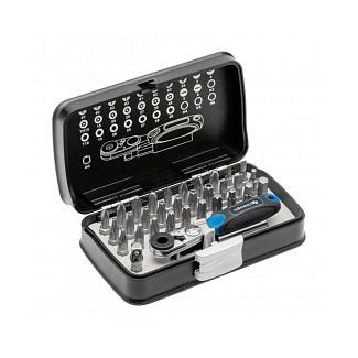 Набір біт з тріскачкою 1/4" 33 предмета HOGERT