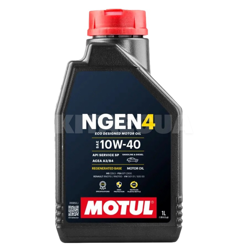 Масло моторное синтетическое 5л 10W-40 NGEN 4 MOTUL (113059)