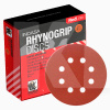 Диск шлифовальный 125 мм P400 8-отверствий Rhynogrip Red Line INDASA (02447)