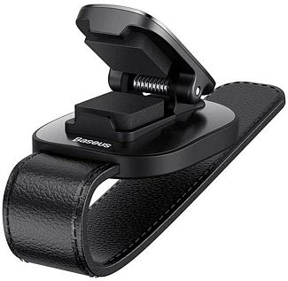 Автомобільний тримач для окуляр Baseus Platinum Vehicle eyewear clip (clamping type) Black BASEUS