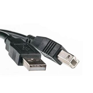 Кабель USB AM - BM One ferrite 3м чорний PowerPlant