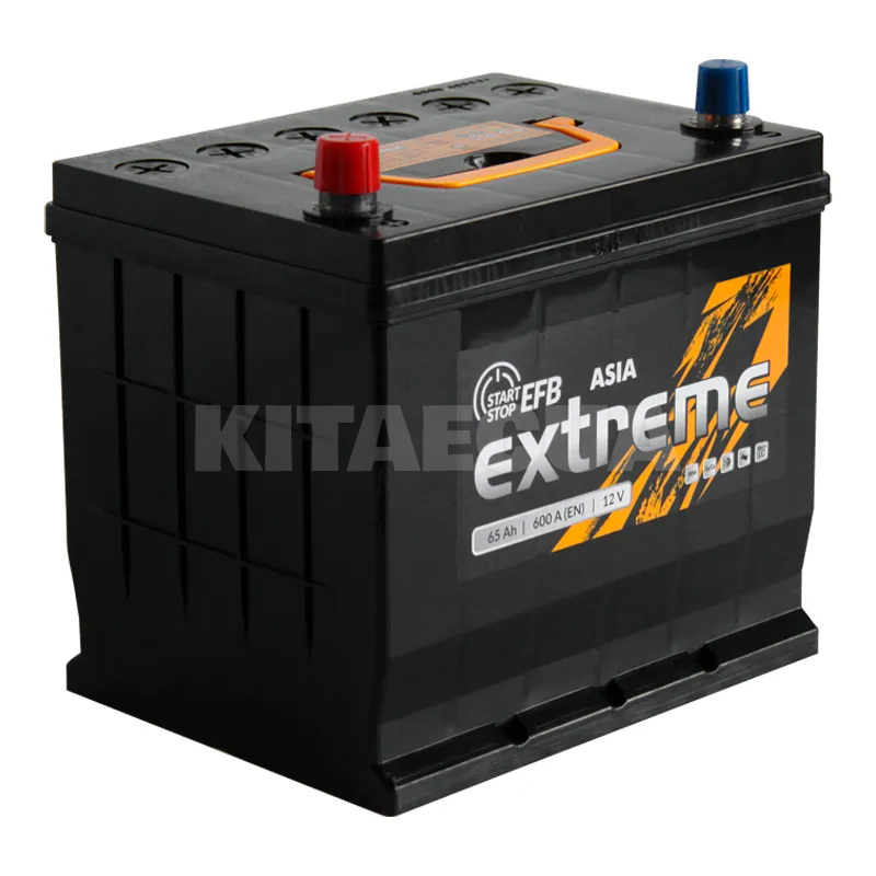 Аккумулятор автомобильный 65Ач 600А "+" слева EXTREME (EXT 6CT-65(1)ASIAEFB)