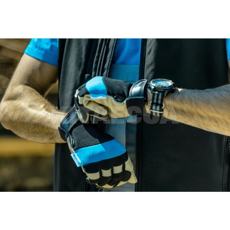 Перчатки рабочие кожаные 9" BROITZ HOGERT (HT5K229) - 2