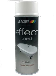 Фарба біла 400мл для реставрації ванн і кераміки Deco Effect MOTIP