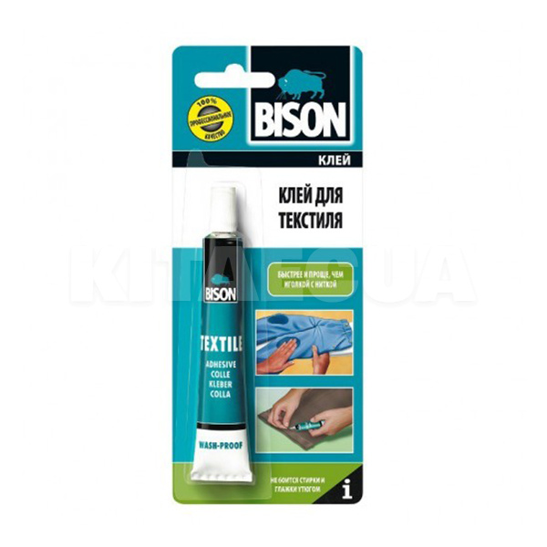 Клей для текстиля 25мл прозрачный BISON (6307216)