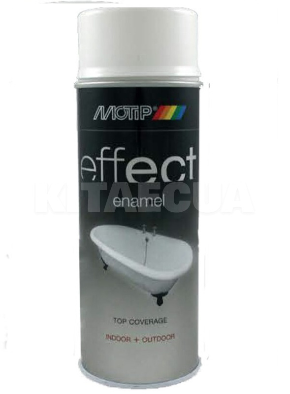 Краска белая 400мл для реставрации ванн и керамики Deco Effect MOTIP (303203)