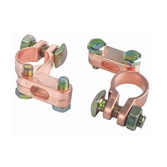 Клеммы аккумуляторные цинк-медное покрытие (комплект) EL 100 551 ELEGANT