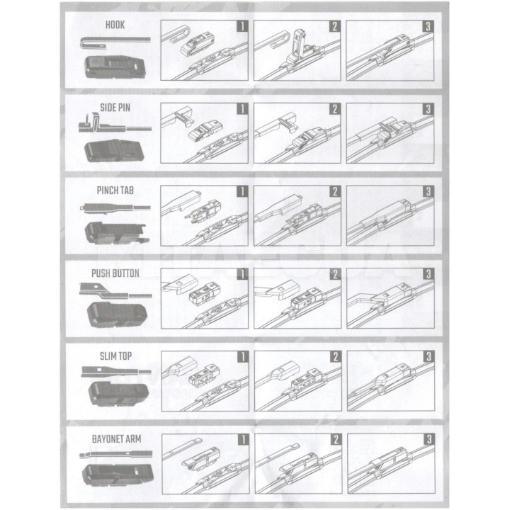 Щітка склоочисника гібридна PRO PHANTOM 18/450 Winso (118450) - 2