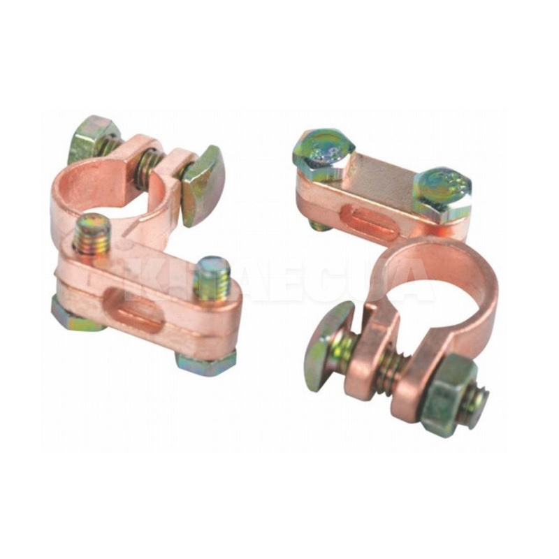 Клеммы аккумуляторные цинк-медное покрытие (комплект) EL 100 551 ELEGANT (102151)