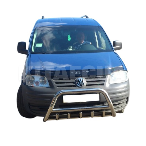 Кенгурятник WT003 Volkswagen Caddy 2004-2010 50мм нержавеющая сталь CAN (dug158222) - 2