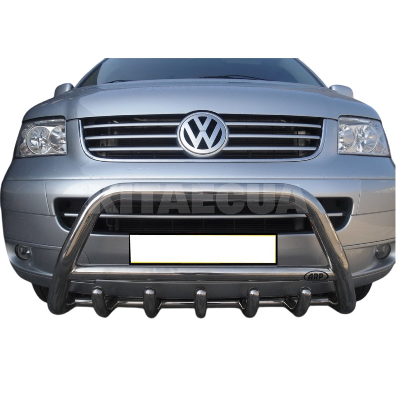 Кенгурятник WT003 Volkswagen T5 Caravelle 2004-2010 50мм нержавеющая сталь CAN (dug759022) - 3