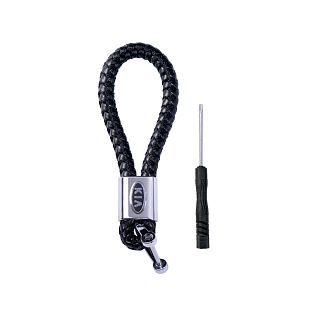 Брелок для ключей плетеный Kia 