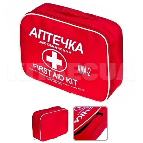 Аптечка автомобильная АМА-2 для автобуса эконом до 40 чел. VITOL (493 АМА-2-Э сумка)