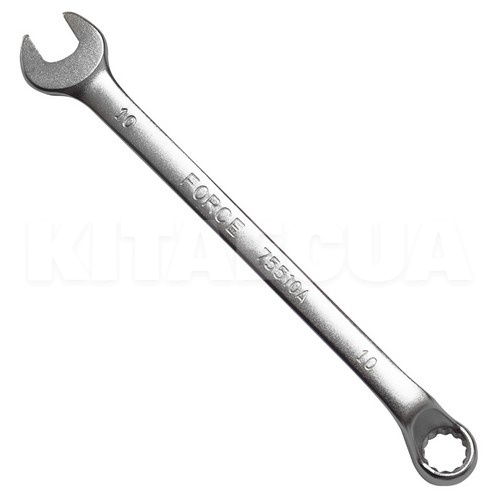 Ключ рожково-накидний 10 мм х 160 мм кут 75° FORCE (FOR 75510A)
