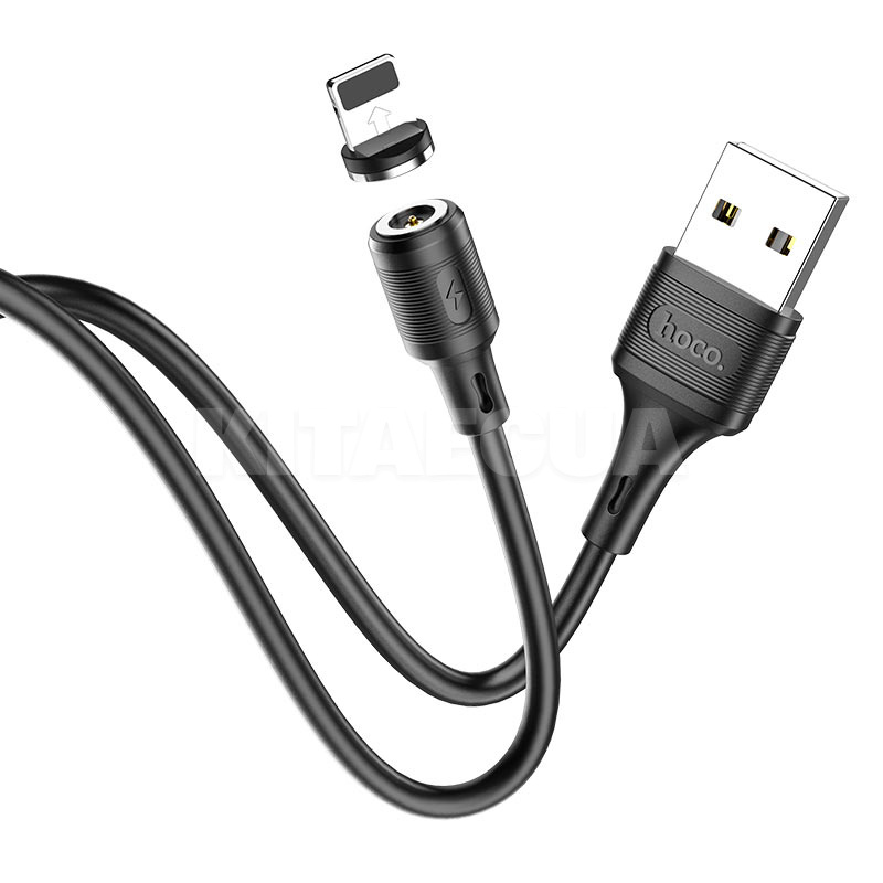 Кабель магнитный USB - Lightning 2.4A X52 1м черный HOCO (6931474735522)
