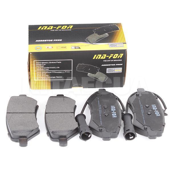 Колодки тормозные передние INA-FOR на TIGGO 1.6-1.8 (T11-3501080BA)