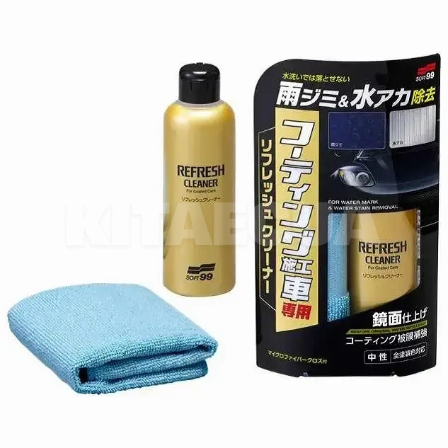 Очиститель кузова 180мл Refresh Cleaner for Coated Cars SOFT99 (00251)