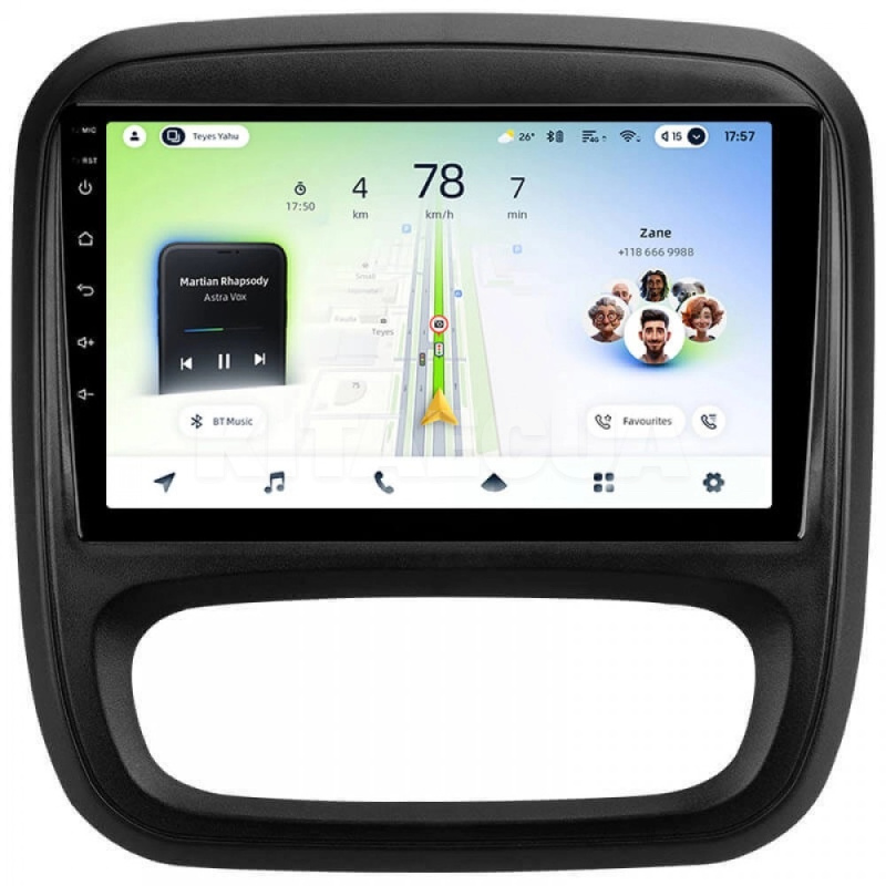 Штатна магнітола CC4L 4+64 Gb 9" Opel Vivaro B 2014-2018 Teyes (72199)