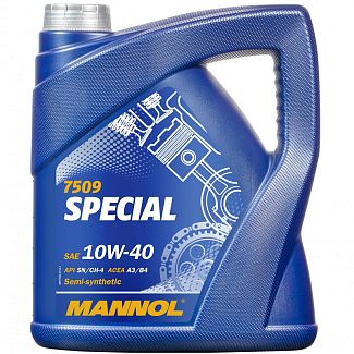Масло моторное полусинтетическое 4л 10W-40 Special Mannol