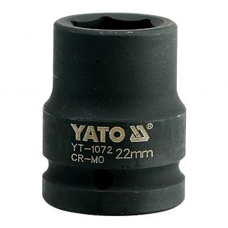 Головка торцева ударна 6-гранна 22 мм 3/4" 50 мм YATO
