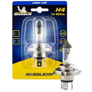 Галогенная лампа H4 60/55W 12V Long Life Michelin