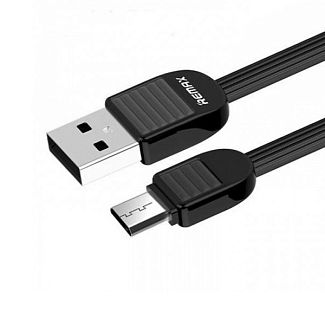 Кабель USB - microUSB 2.1А RC-045m 1м черный Remax