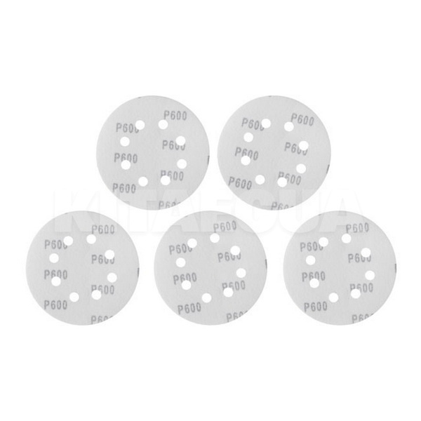 Диск шлифовальный 125 мм P600 8-отверствий (компл 5 шт.) Intertool (BT-0594-INTERTOOL) - 2