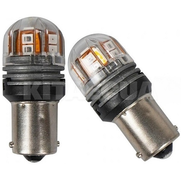 Світлодіодна лампа 10/30V P21W 1300K (компл.) AMS (41308)