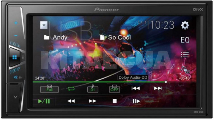 Автомагнитола 2DIN 4x50W 6.2" LCD дисплеем Pioneer (DMH-G120) - 3