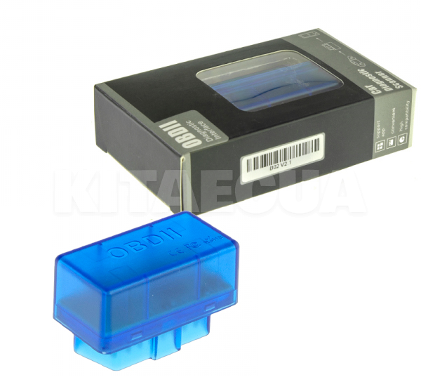Сканер-адаптер OBD II діагностичний B02 V2.1 Bluetooth (64803)