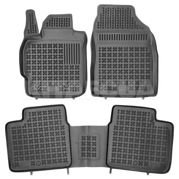 Гумові килимки в салон Toyota Corolla XI (E160) (2012-н.в.) (3шт) 201426 REZAW-PLAST (29101)