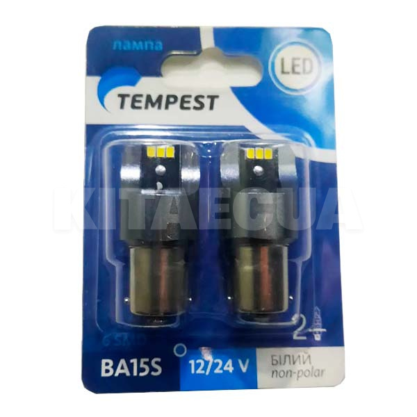 LED лампа для авто BA15S (комплект) Tempest (TMP-19-1156)