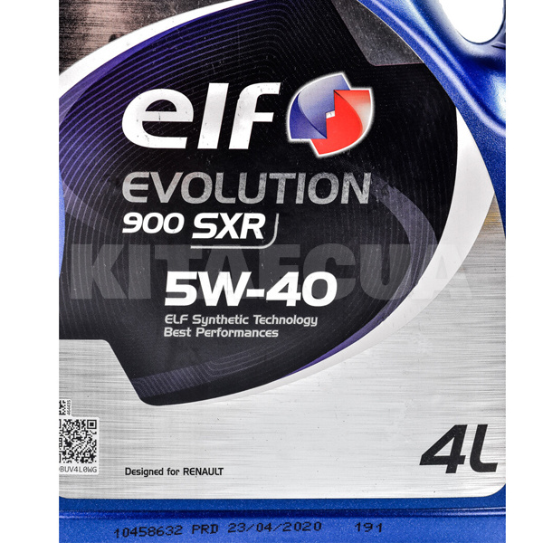 Масло моторное синтетическое 4л 5W-40 Evolution 900 SXR ELF (194878-ELF) - 2