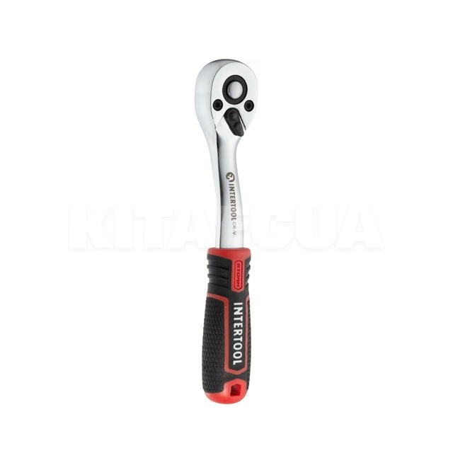 Набор головок 6-гранных 1/4" с удлинителем и трещеткой STORM Intertool (ET-8018-Intertool) - 4
