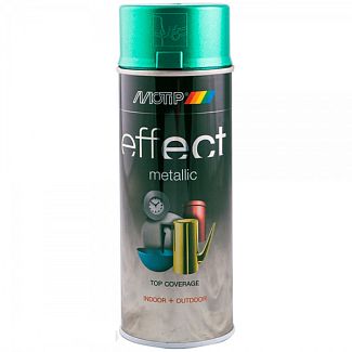 Краска зеленая 400мл с эффектом металлик Deco Effect MOTIP