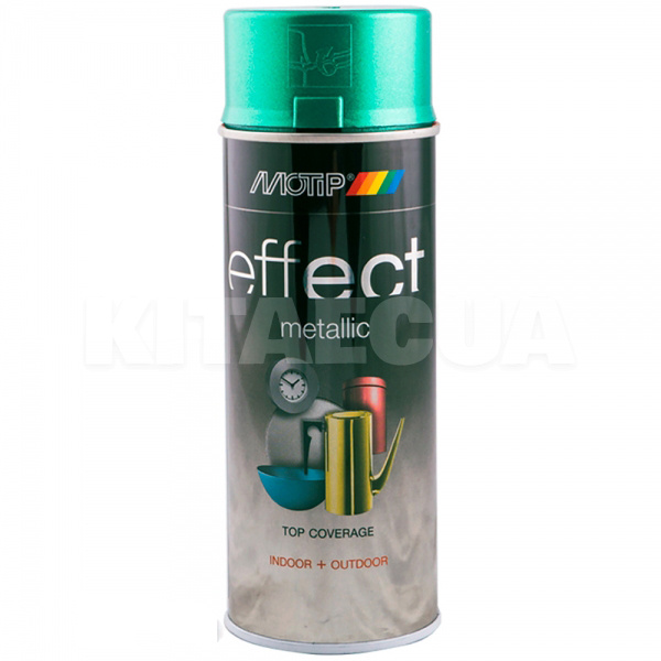 Фарба Зелена 400мл з ефектом металік Deco Effect MOTIP (302513-Motip)