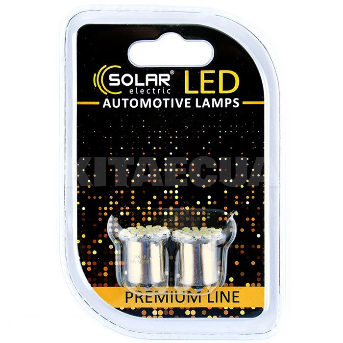 LED лампа для авто Premium Line BA15s 24V 6500K (комплект) Solar (SL2581)