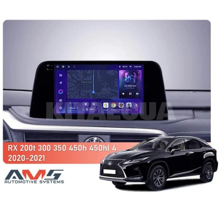 Штатна магнітола MOSS M3 4+32 ГБ 10" Lexus RX350l AL20 4 2015-2021 AMS (50834) - 2
