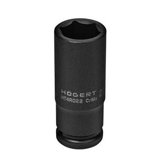 Головка ударна подовжена 6-гранна 22 мм 1/2" HOGERT
