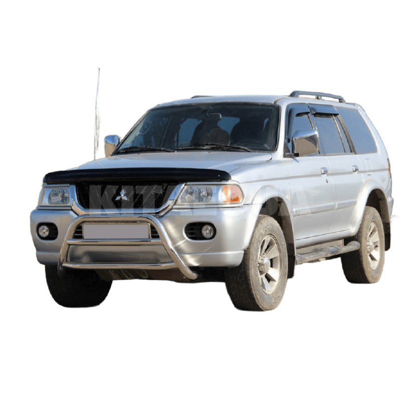 Кенгурятник WT022 Mitsubishi Pajero Sport 1996-2007 нержавеющая сталь CAN (dd22587) - 4